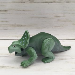 Vintage 1987 Playskool Definitely Dinosaurs Green Protoceratops Figurine Toy