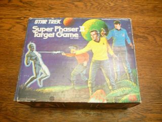 Vintage 1976 Mego Star Trek Phaser Ii Target Game W/ Box