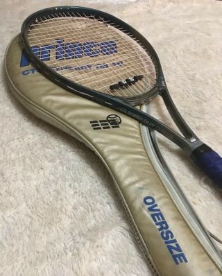 VTG PRINCE CTS SYNERGY DB 26 Oversize Crystal Tennis Racquet 4 1/2 Grip w/ Cover 3