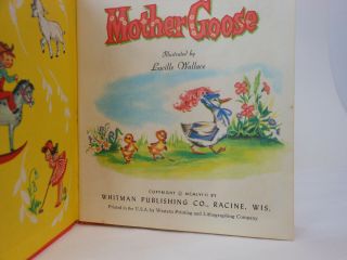 Vintage Childrens Book - Mother Goose Nursery Rhymes (1958) 3