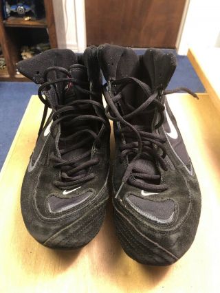 Vintage Nike Black Wrestling Shoes Size 8.  5 From 06 - 07 - 02