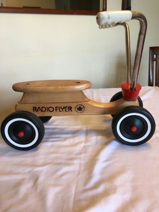 Vintage Radio Flyer Scooter,  Sit & Scoot Ride On Scooter