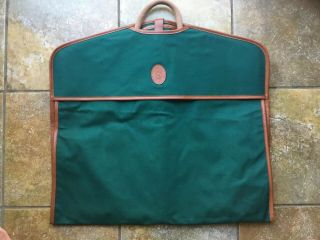 Vintage Polo Ralph Lauren Green Canvas Garment Garment Bag