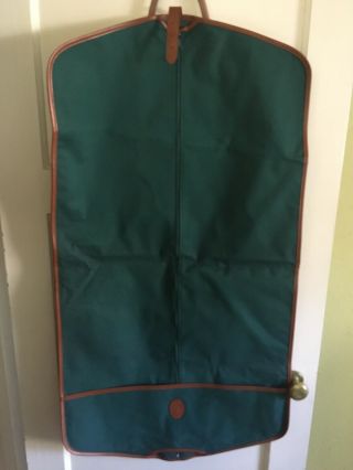 Vintage POLO RALPH LAUREN Green Canvas Garment Garment Bag 6