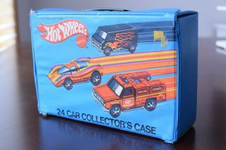 Vintage 1975 Mattel Hot Wheels 24 Car Collector 