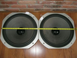Two 15 " 8 Ohm Subwoofer Woofer From Jensen 3150 Concert Series Speaker -