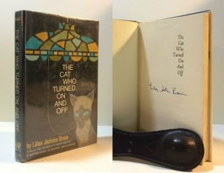 Signed Lillian Jackson Braun - The Cat Who Turned On & Off - 1st / 1st