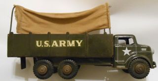 Vintage Marx Lumar U.  S.  Army Transport Pressed Steel Truck