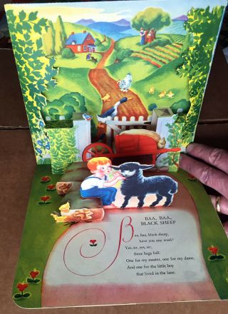 8 Vintage Geraldine Clyne Nursery Rhyme Pop - Up Books / 7