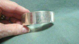 Vintage Mexico Sterling Silver Cuff Bracelet Signed Ati