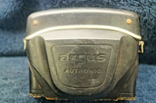 Argus Autronic Ii Vintage 35mm Film Camera W/ F/2.  8 Cintar Compur Lens - 0706