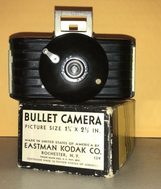 Vintage Bullet Camera By Eastman Kodak Co.  Art Deco Verichrome
