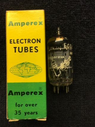 1 Nos Nib Amperex Bugle Boy 12ax7 Ecc83 Tube Holland 1961