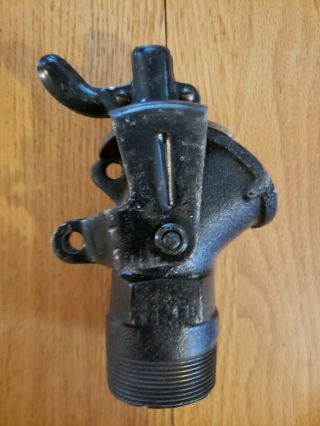 Syracuse Stamping Co.  2 " Gate Water Faucet Valve With Lock B4 Model Vintage