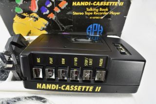 Handi - Cassette II Tape Player Recorder American Printing House For The Blind 3