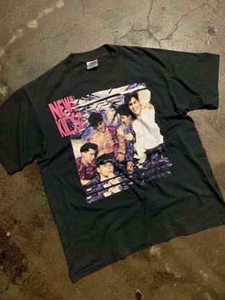 Vintage 1990 Kids On The Block Magic Summer Tour T Shirt Size Xl Nkotb