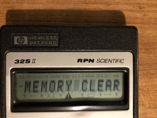 Hewlett - Packard HP 32S II 32Sii RPN Scientific Calculator W Soft Case 2