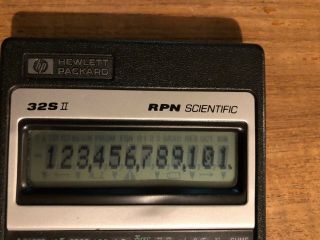 Hewlett - Packard HP 32S II 32Sii RPN Scientific Calculator W Soft Case 4
