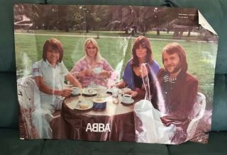 Vintage Retro Abba Poster From 1970’s Peaches Poster