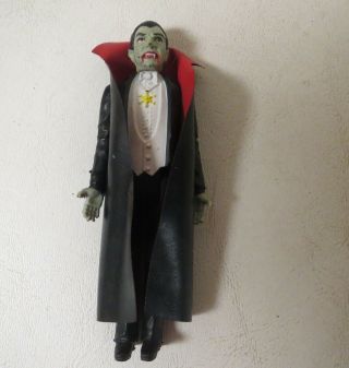 Vintage 1980 Remco Universal Monster Dracula Non - Glow Action Figure 3.  75 "
