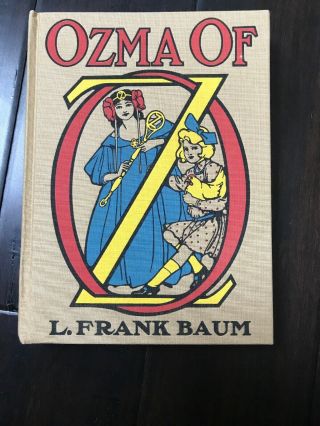 Ozma Of Oz By L.  Frank Baum,  Reilly & Britton.  Reprint.