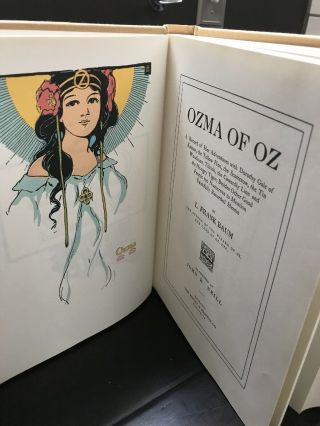 Ozma of Oz by L.  Frank Baum,  Reilly & Britton.  Reprint. 4