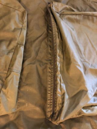Vintage US Green Zippered Uniform Garment Suit Bag Military 2