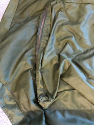 Vintage US Green Zippered Uniform Garment Suit Bag Military 3