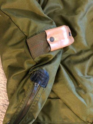 Vintage US Green Zippered Uniform Garment Suit Bag Military 4