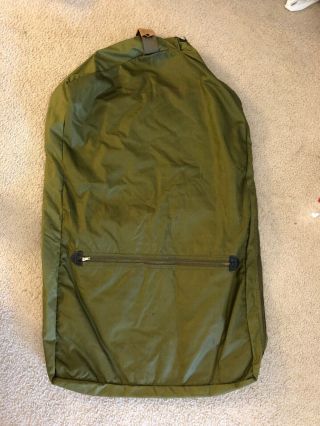 Vintage US Green Zippered Uniform Garment Suit Bag Military 5