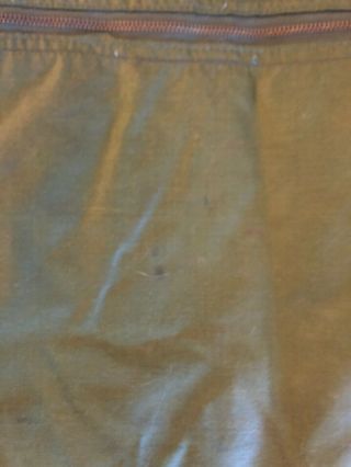 Vintage US Green Zippered Uniform Garment Suit Bag Military 6