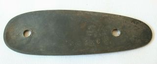 Vintage Remington Black Metal Aluminum Butt Plate marked G24503 model 8,  81 2