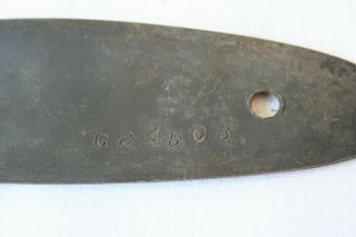 Vintage Remington Black Metal Aluminum Butt Plate marked G24503 model 8,  81 3