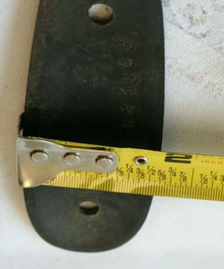 Vintage Remington Black Metal Aluminum Butt Plate marked G24503 model 8,  81 5
