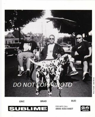 Vintage Sublime Band 8x10 Publicity Press Photo 1990 