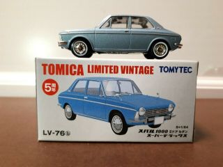 Tomytec Tomica Limited Vintage Lv - 76b Subaru 1000 Dx