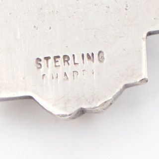 VTG Sterling Silver - CHAPEL Jesus Christ Crown of Thorns Cross Pendant - 13g 5
