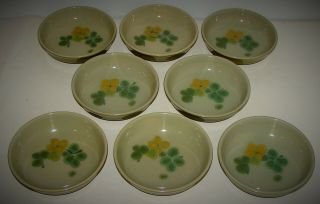 Set Of 8 Vintage Franciscan Pebble Beach 7” Soup Cereal Bowls