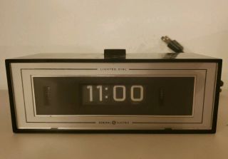 Vintage General Electric Alarm Clock Lighted Dial Model 8142 - 4