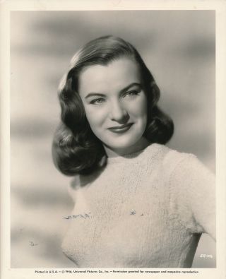 Ella Raines Sweater Girl Vintage 1946 Universal Pictures Portrait Photo