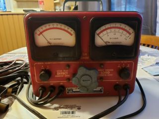 Sun Electric Corp.  Vintage Volt Ampere Tester Vat - 20.  D.  C.  Volts 6 - 12dc