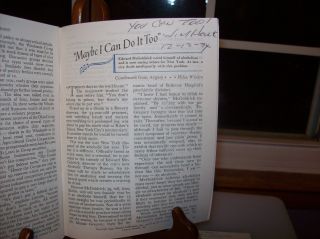 Alcoholics Anonymous Collectors Rare Article/ Signed By Jim H.
