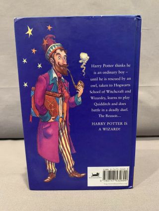 1st Edition,  15th Print U.  K.  Hardcover Harry Potter and the Philosopher ' s Stone 2