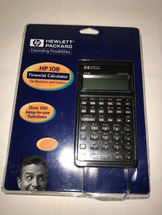 Vintage Hp 10b Business Financial Calculator Hewlett Packard Package