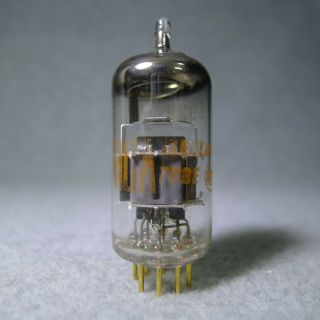 Siemens 6922/e88cc O - Getter Gold Pin Vacuum Tube 1965 Very Strong