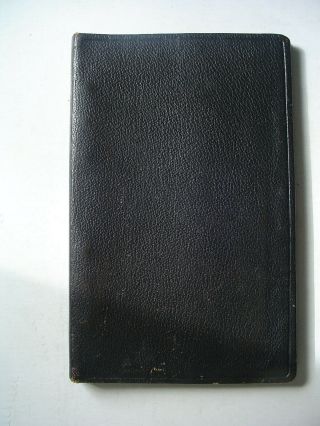 Vintage Wilson Jones Leather Small Note Book Binder 305 - 10,  With Filler Paper.