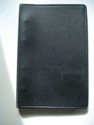 Vintage Wilson Jones Leather Small Note Book Binder 310 - 11,  With Filler Paper.
