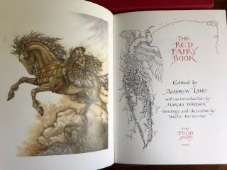 The Red Fairy Book The Folio Society Andrew Lang Slipcase Hardback 2008 2
