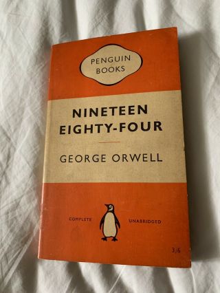 Nineteen Eighty - Four George Orwell Vintage Penguin 1984 - 1958 Edition - Vgc