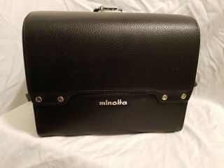 Vintage Minolta XG - M 35mm SLR Film Camera w/35 - 105mm Motor Drive Case 5